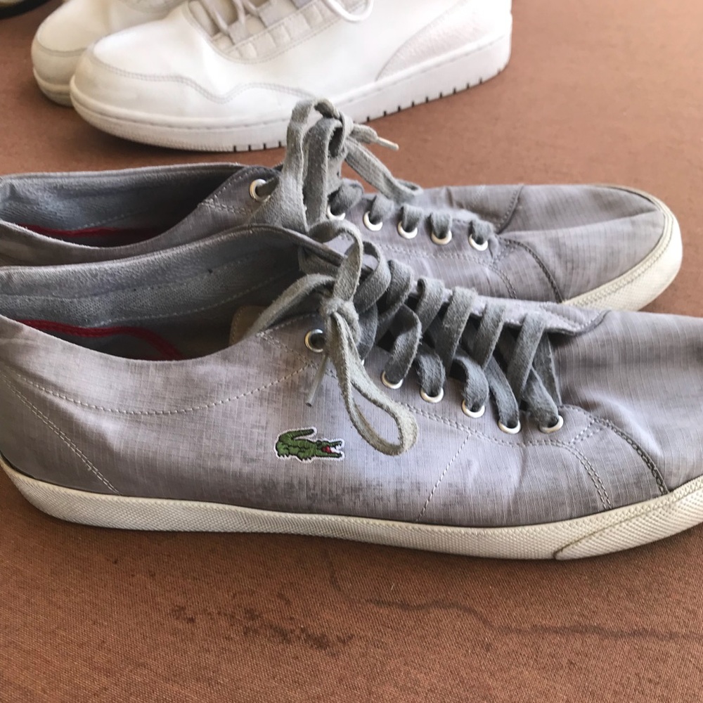 Lacoste canvas shoes